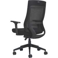 High-Back Weight-Sensing Synchro-Tilter, Mesh, Black Maritime Industrial Rubber