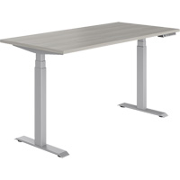 Newland Height-Adjustable Rectangular Table Maritime Industrial Rubber