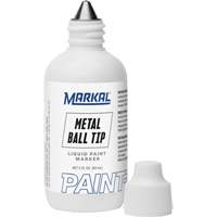 Marqueur Paint-Riter avec pointe en bille m&eacute;tallique, Liquide, Blanc Maritime Industrial Rubber