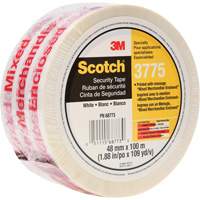 Scotch&reg; 3775 Box Sealing Tape with Message, Hot Melt Adhesive, 2 mils, 48 mm (1-22/25") x 100 m (328') Maritime Industrial Rubber
