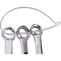 Attaches avec encoches, Longueur 7", R&eacute;sistance &agrave; la traction 40 lb, Naturel Maritime Industrial Rubber