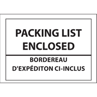 Packing List Envelopes, 4" L x 5" W, Backloading Style Maritime Industrial Rubber