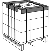 Edge Protectors, Cardboard, 36" L x 2-1/2" W Maritime Industrial Rubber