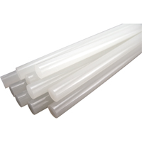 B&acirc;ton de colle, 7/16" dia x 10" lo, Transparent Maritime Industrial Rubber