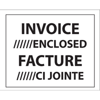 Packing List Envelopes, 4" L x 5" W, Backloading Style Maritime Industrial Rubber