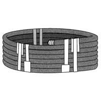 Stretchable Tape, 6 mils Thick, 38.1 mm (1-1/2") x 55 m (180')  Maritime Industrial Rubber