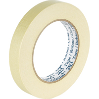 Highland 203 Masking Tape, 12 mm (1/2") x 55 m (180'), Beige Maritime Industrial Rubber