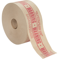 Pre-Printed Gummed Tapes, 72 mm (2-4/5") x 137 m (449.475'), Kraft Maritime Industrial Rubber