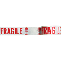 Bilingual Printed Tape – Fragile This Side Up , Red on White Maritime Industrial Rubber