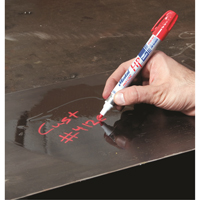 Paint-Riter&reg; + Oily Surface Marker, Liquid, Red Maritime Industrial Rubber