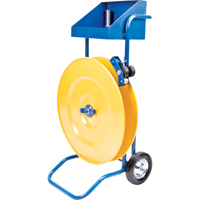 Strapping Dispenser, Polyester/Steel/Polypropylene Straps, 16"/8" Core Dia., 3"/8"/6" Roll Width Maritime Industrial Rubber