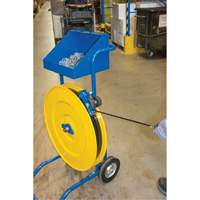 Strapping Dispenser, Polyester/Steel/Polypropylene Straps, 16"/8" Core Dia., 3"/8"/6" Roll Width Maritime Industrial Rubber