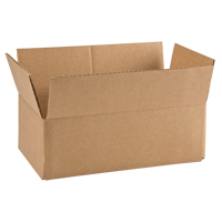 Boîte en carton ondul&eacute;, 18" lo x 6" la x 4" h, ondulations C Maritime Industrial Rubber