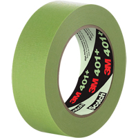 401+ High Performance Masking Tape, 24 mm (1") x 54.8 m (180'), Green Maritime Industrial Rubber