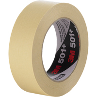 501+ High Temperature Masking Tape, 18 mm (3/4") x 55 m (180'), Tan Maritime Industrial Rubber