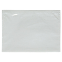 Blank Packing List Envelope, 7" L x 5-1/2" W, Backloading Style Maritime Industrial Rubber
