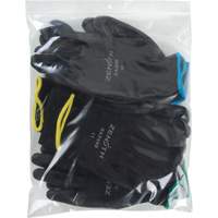 Sacs en poly, Refermable, 12" x 10", 2 mils Maritime Industrial Rubber