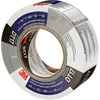 DT17 Super-Duty Duct Tape, 17 mils, Black, 48 mm (2") x 32 m (105') Maritime Industrial Rubber