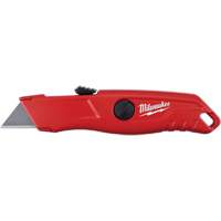 Self-Retracting Knife, 3/4", Steel, Metal Handle Maritime Industrial Rubber
