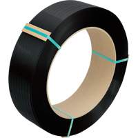Strapping, Polyester, 1/2" W x 5800' L, Black, Manual Grade Maritime Industrial Rubber