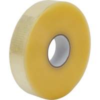 Box Sealing Tape, Hot Melt Adhesive, 1.6 mils, 50.8 mm (2") x 914.4 m (3000') Maritime Industrial Rubber