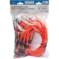 Bungee Cord Tie Downs, 18" Maritime Industrial Rubber