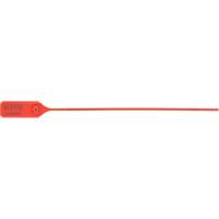 Heavy-Duty Security Seal, 13", Plastic, Pull-Up Seal Maritime Industrial Rubber