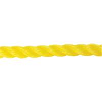 Corde jaune tress&eacute;e 5/8", Polypropyl&egrave;ne, 200' Maritime Industrial Rubber