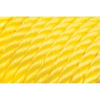 Corde jaune tress&eacute;e 5/8", Polypropyl&egrave;ne, 200' Maritime Industrial Rubber