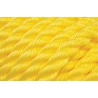 Corde jaune tress&eacute;e, Polypropyl&egrave;ne, 144' Maritime Industrial Rubber