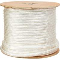 Corde blanche tress&eacute;e, Nylon, 250' Maritime Industrial Rubber