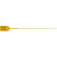 Standard-Duty Security Seal, 9", Plastic, Pull-Through Maritime Industrial Rubber