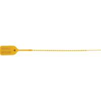 Standard-Duty Security Seal, 9", Plastic, Pull-Through Maritime Industrial Rubber