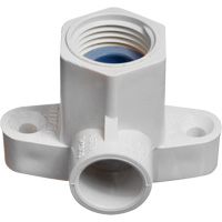 Raccord coude applique Flowguard Gold, Noeud x FPT, PVC-C, 1/2" Maritime Industrial Rubber