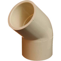 Raccord coude 45° Flowguard Gold, Standard, PVC-C, 1/2" Maritime Industrial Rubber