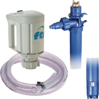 PFM-40 Drum Pump Kit with M3V Motor, Polypropylene/PVDF/Stainless Steel Maritime Industrial Rubber