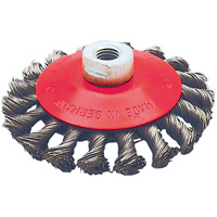 BK4520T Knot Twisted Conical Wheel, 4-1/2" Dia., 0.02" Fill, 5/8"-11 Arbor Maritime Industrial Rubber