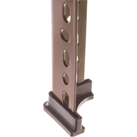 Accessoires pour corni&egrave;res perfor&eacute;es - Pied en plastique (montant simple) Maritime Industrial Rubber