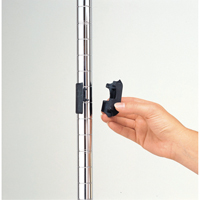 Super Adjustable Super Erecta Shelf&reg;, Add-On Kit, 5 Tiers, 36" W x 86-5/8" H x 24" D Maritime Industrial Rubber