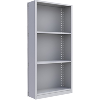 Interlok Shelving Unit, Steel, Boltless, 800 lbs. Capacity, 36" W x 76" H x 24" D Maritime Industrial Rubber