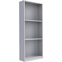 Interlok Shelving Unit, Steel, Boltless, 800 lbs. Capacity, 36" W x 88" H x 24" D Maritime Industrial Rubber