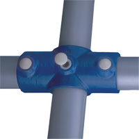 Single Socket Tee Structural Tube Clamp, 0.84" Maritime Industrial Rubber