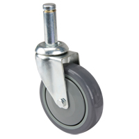 Caster for Chromate Wire Shelving Maritime Industrial Rubber