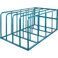 Standard Vertical Sheet Racks, 84" W x 50" D x 36-3/4" H, 4000 lbs. Capacity Maritime Industrial Rubber