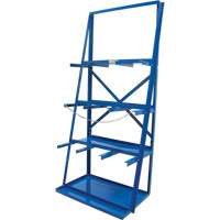 R&acirc;telier de rangement pour barre, Vertical, 3 Niveaux, 36" la x 24" p x 84" h, 3000 lb Cap. Maritime Industrial Rubber