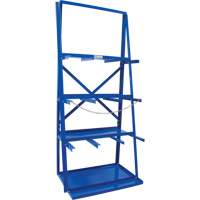 R&acirc;telier de rangement pour barre, Vertical, 3 Niveaux, 36" la x 24" p x 84" h, 3000 lb Cap. Maritime Industrial Rubber