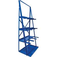 R&acirc;telier de rangement pour barre, Vertical, 3 Niveaux, 36" la x 24" p x 84" h, 3000 lb Cap. Maritime Industrial Rubber