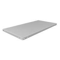 Slotted Angle Shelf, Galvanized Steel, 36" W x 18" D Maritime Industrial Rubber