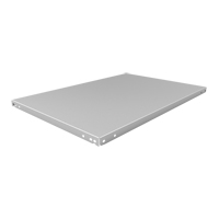 Slotted Angle Shelf, Galvanized Steel, 36" W x 24" D Maritime Industrial Rubber