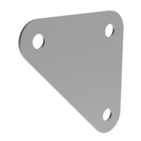 Goussets pour corni&egrave;re perfor&eacute;e Maritime Industrial Rubber